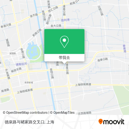德泉路与褚家路交叉口地图