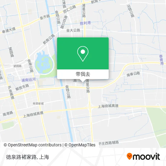 德泉路褚家路地图