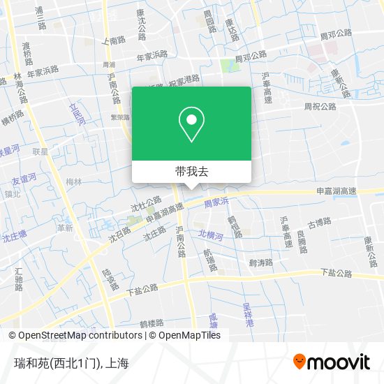 瑞和苑(西北1门)地图