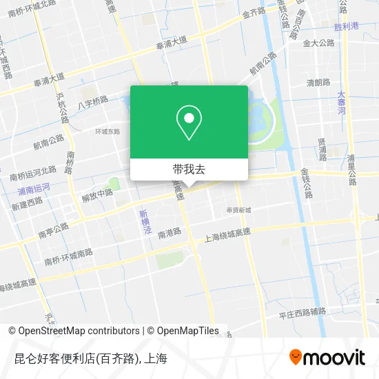 昆仑好客便利店(百齐路)地图