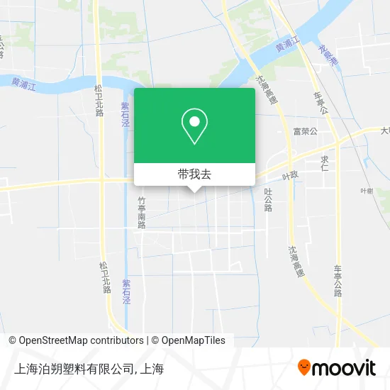 上海泊朔塑料有限公司地图