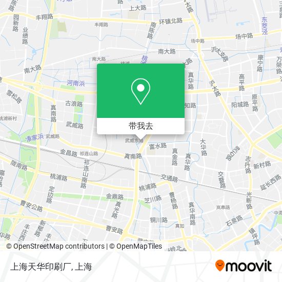 上海天华印刷厂地图