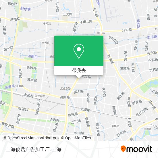 上海俊岳广告加工厂地图
