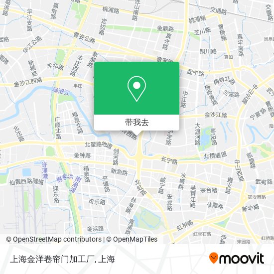 上海金洋卷帘门加工厂地图