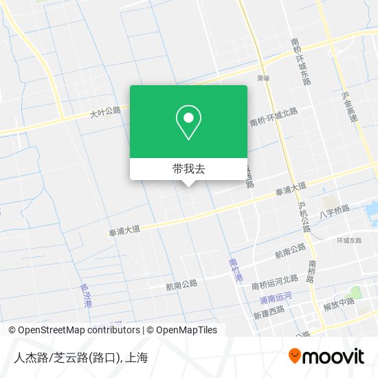 人杰路/芝云路(路口)地图