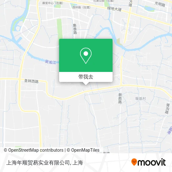 上海年顺贸易实业有限公司地图