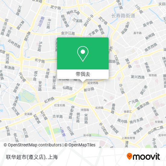 联华超市(遵义店)地图