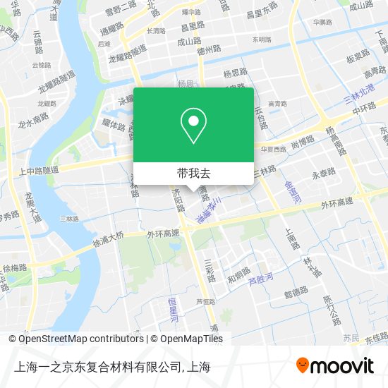上海一之京东复合材料有限公司地图