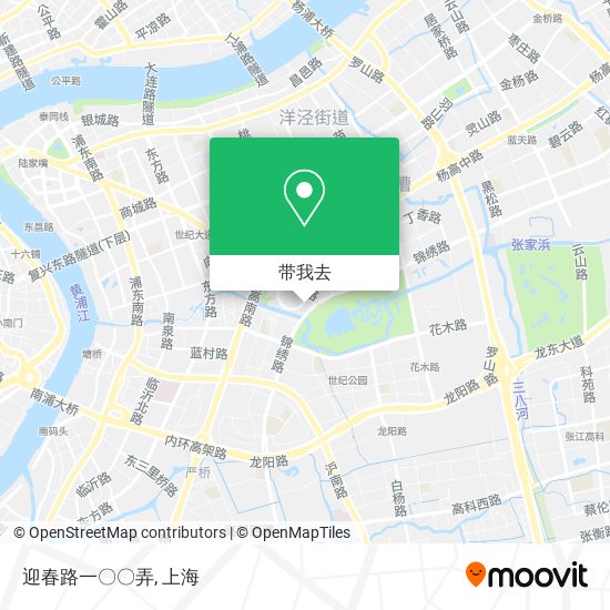 迎春路一〇〇弄地图