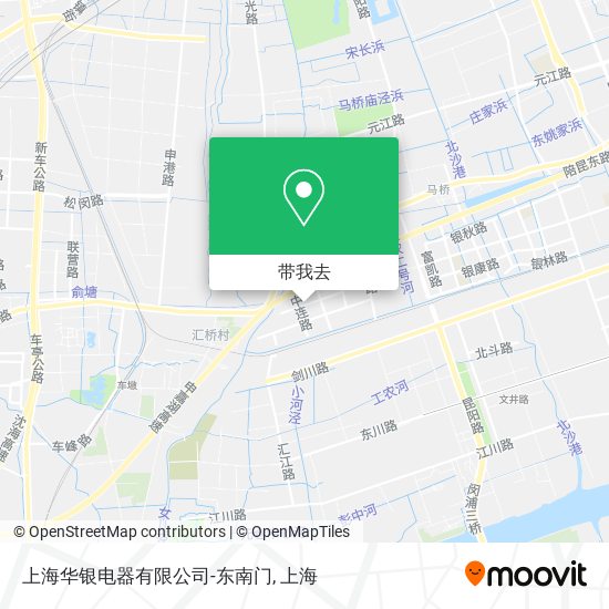 上海华银电器有限公司-东南门地图
