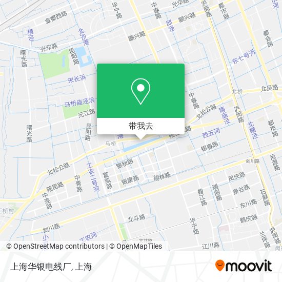 上海华银电线厂地图