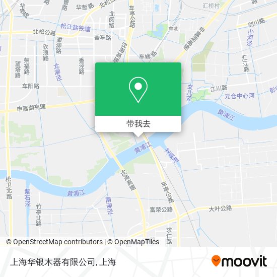 上海华银木器有限公司地图