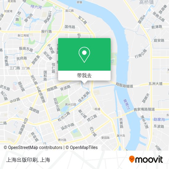 上海出版印刷地图