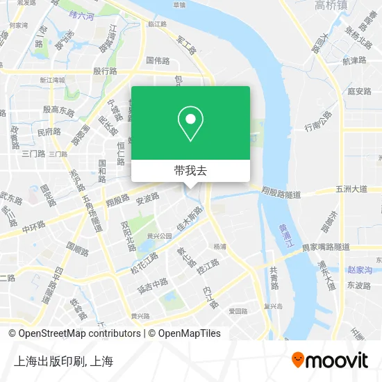 上海出版印刷地图