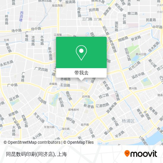 同昆数码印刷(同济店)地图