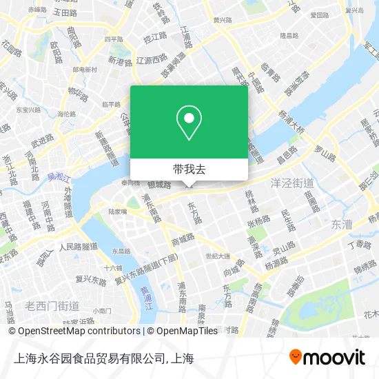 上海永谷园食品贸易有限公司地图