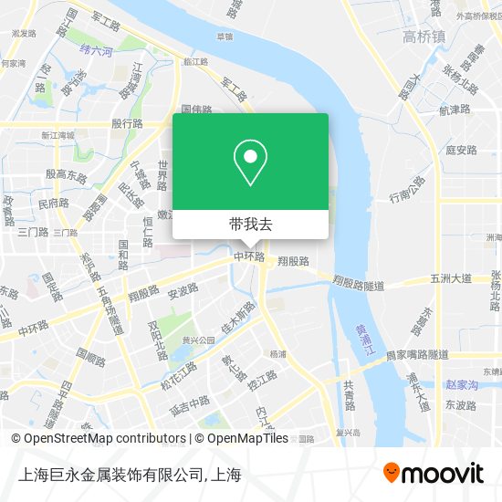 上海巨永金属装饰有限公司地图