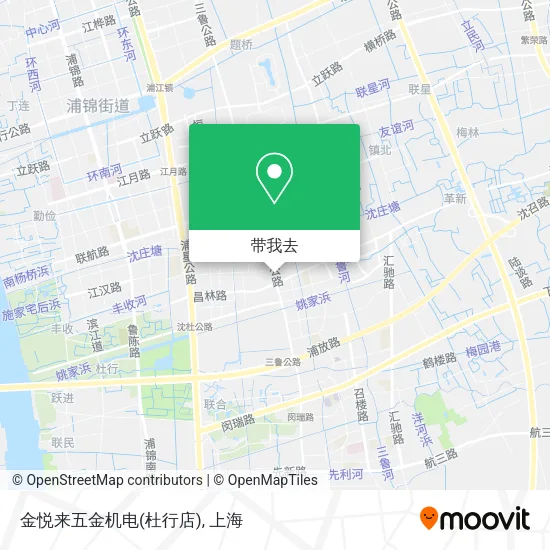 金悦来五金机电(杜行店)地图