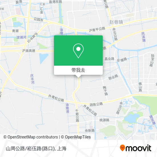 山周公路/崧伍路(路口)地图