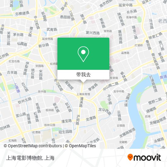 上海電影博物館地图