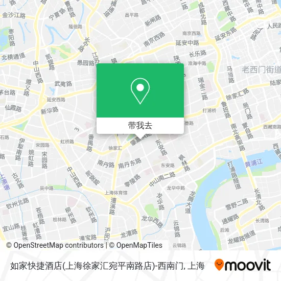 如家快捷酒店(上海徐家汇宛平南路店)-西南门地图