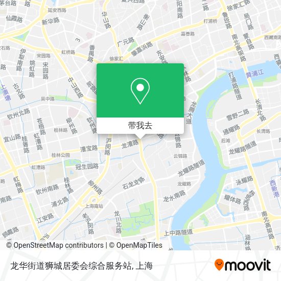 龙华街道狮城居委会综合服务站地图