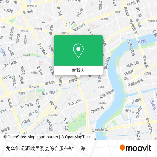 龙华街道狮城居委会综合服务站地图