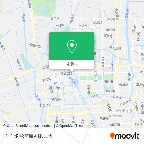 停车场-松新商务楼地图