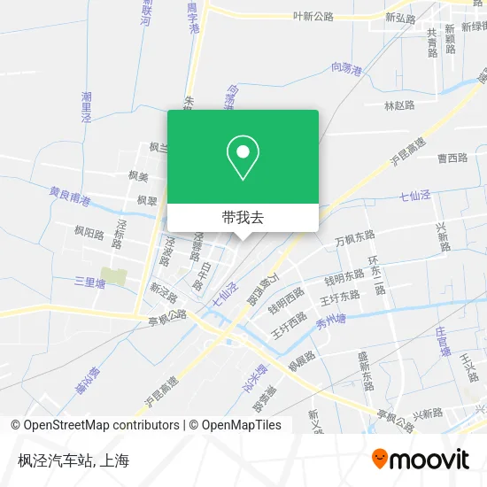 枫泾汽车站地图