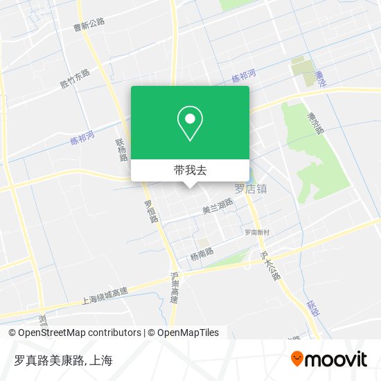 罗真路美康路地图