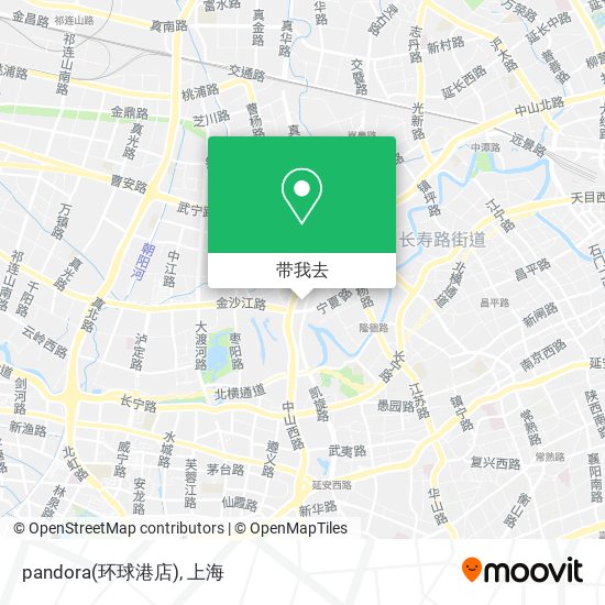 pandora(环球港店)地图