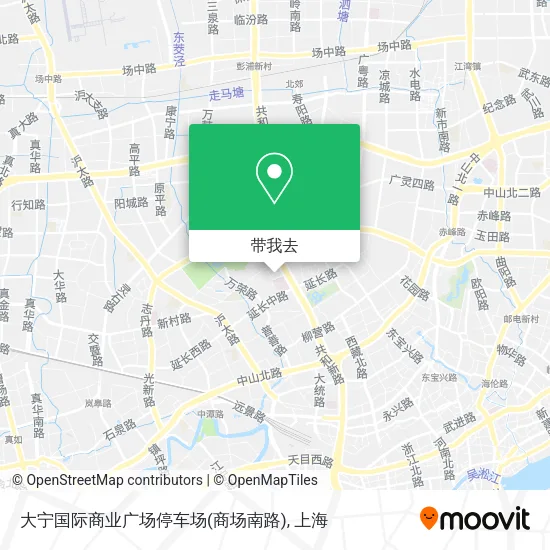 大宁国际商业广场停车场(商场南路)地图
