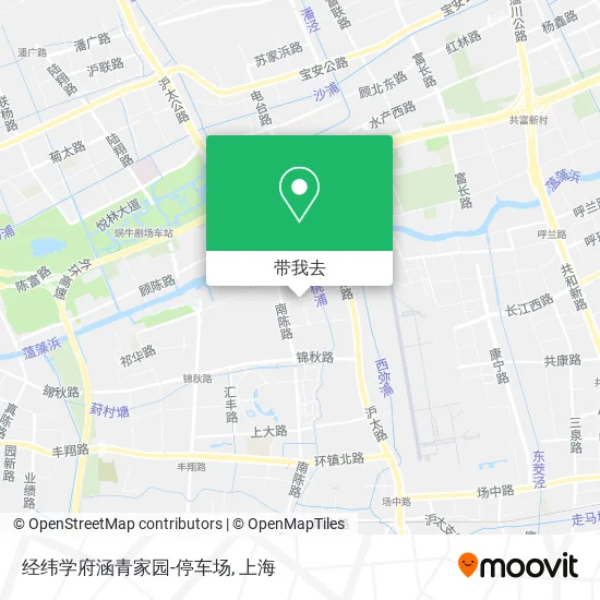 经纬学府涵青家园-停车场地图