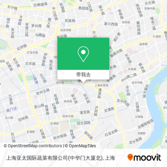 上海亚太国际蔬菜有限公司(中华门大厦北)地图