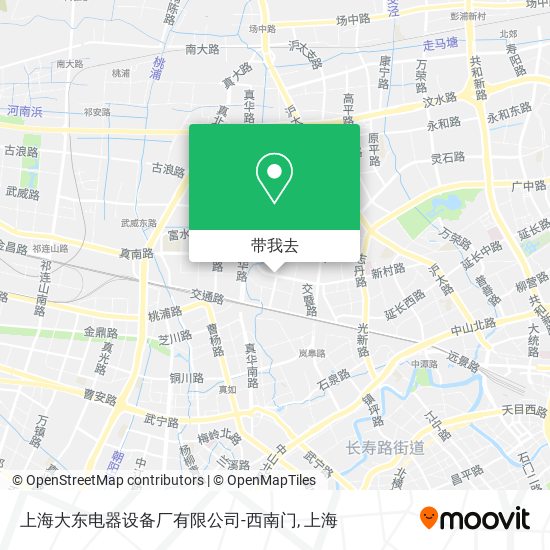 上海大东电器设备厂有限公司-西南门地图