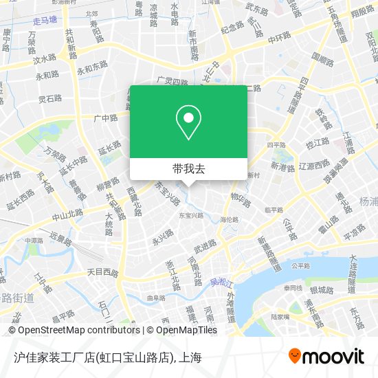 沪佳家装工厂店(虹口宝山路店)地图