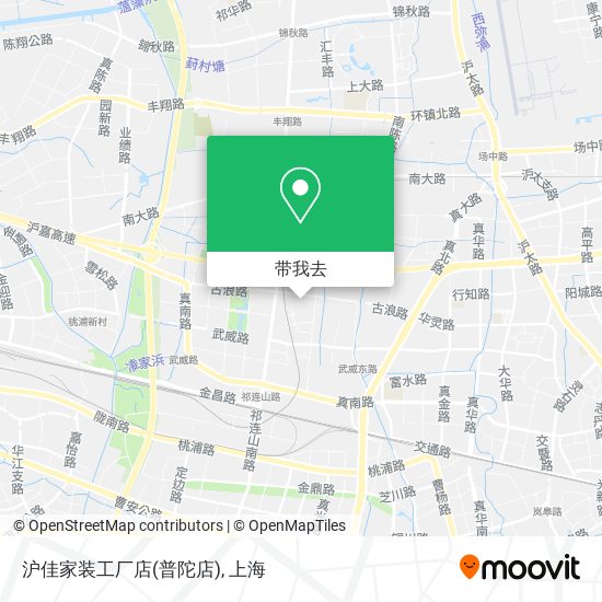 沪佳家装工厂店(普陀店)地图