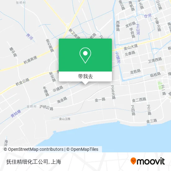 抚佳精细化工公司地图