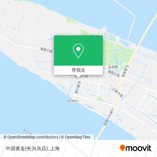 中国黄金(长兴岛店)地图