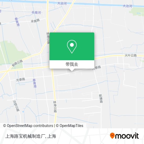 上海路宝机械制造厂地图