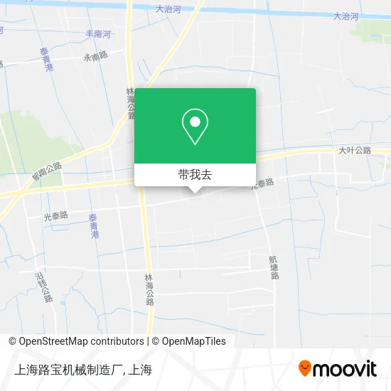 上海路宝机械制造厂地图