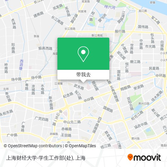 上海财经大学-学生工作部(处)地图
