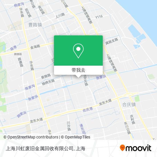 上海川虹废旧金属回收有限公司地图