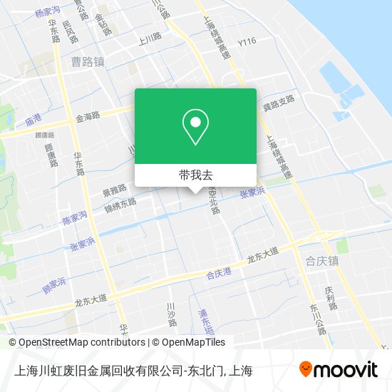 上海川虹废旧金属回收有限公司-东北门地图