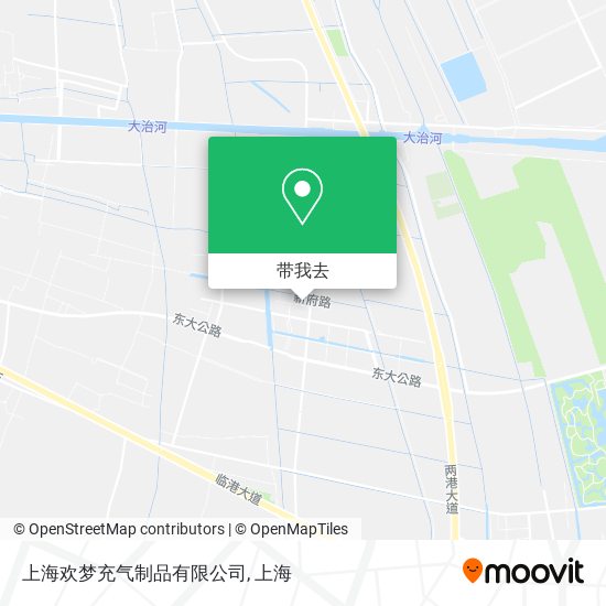 上海欢梦充气制品有限公司地图
