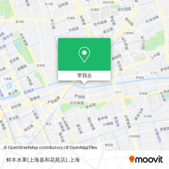 鲜丰水果(上海嘉和花苑店)地图