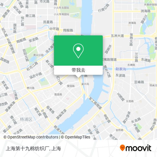 上海第十九棉纺织厂地图