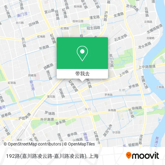192路(嘉川路凌云路-嘉川路凌云路)地图
