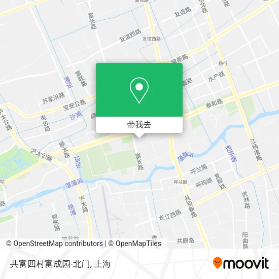 共富四村富成园-北门地图