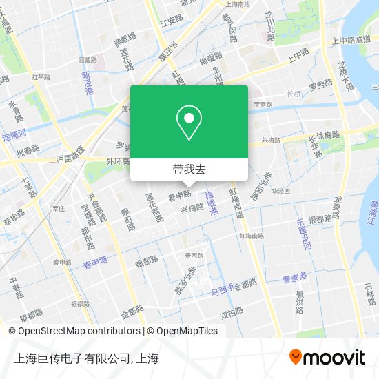 上海巨传电子有限公司地图